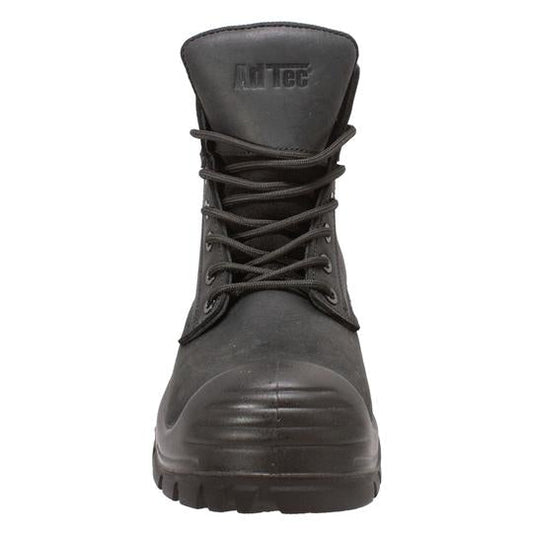 Men's 6" Black Waterproof Composite Toe Work Leather Boots