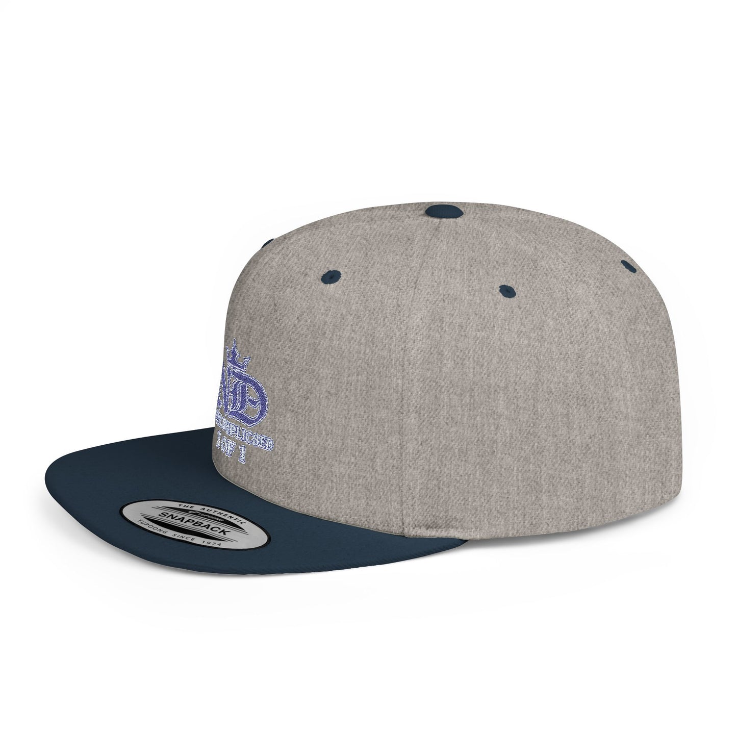 Camouflage Snapback Hat – "N3V3R DUPLIC8ED" Crown Streetwear Cap