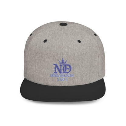 Camouflage Snapback Hat – "N3V3R DUPLIC8ED" Crown Streetwear Cap