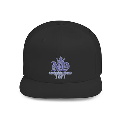 Camouflage Snapback Hat – "N3V3R DUPLIC8ED" Crown Streetwear Cap