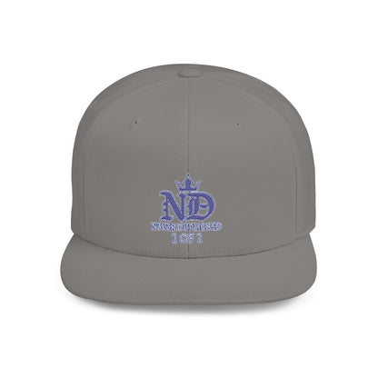 Camouflage Snapback Hat – "N3V3R DUPLIC8ED" Crown Streetwear Cap