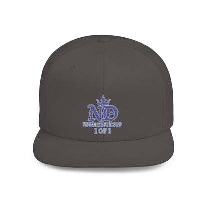 Camouflage Snapback Hat – "N3V3R DUPLIC8ED" Crown Streetwear Cap