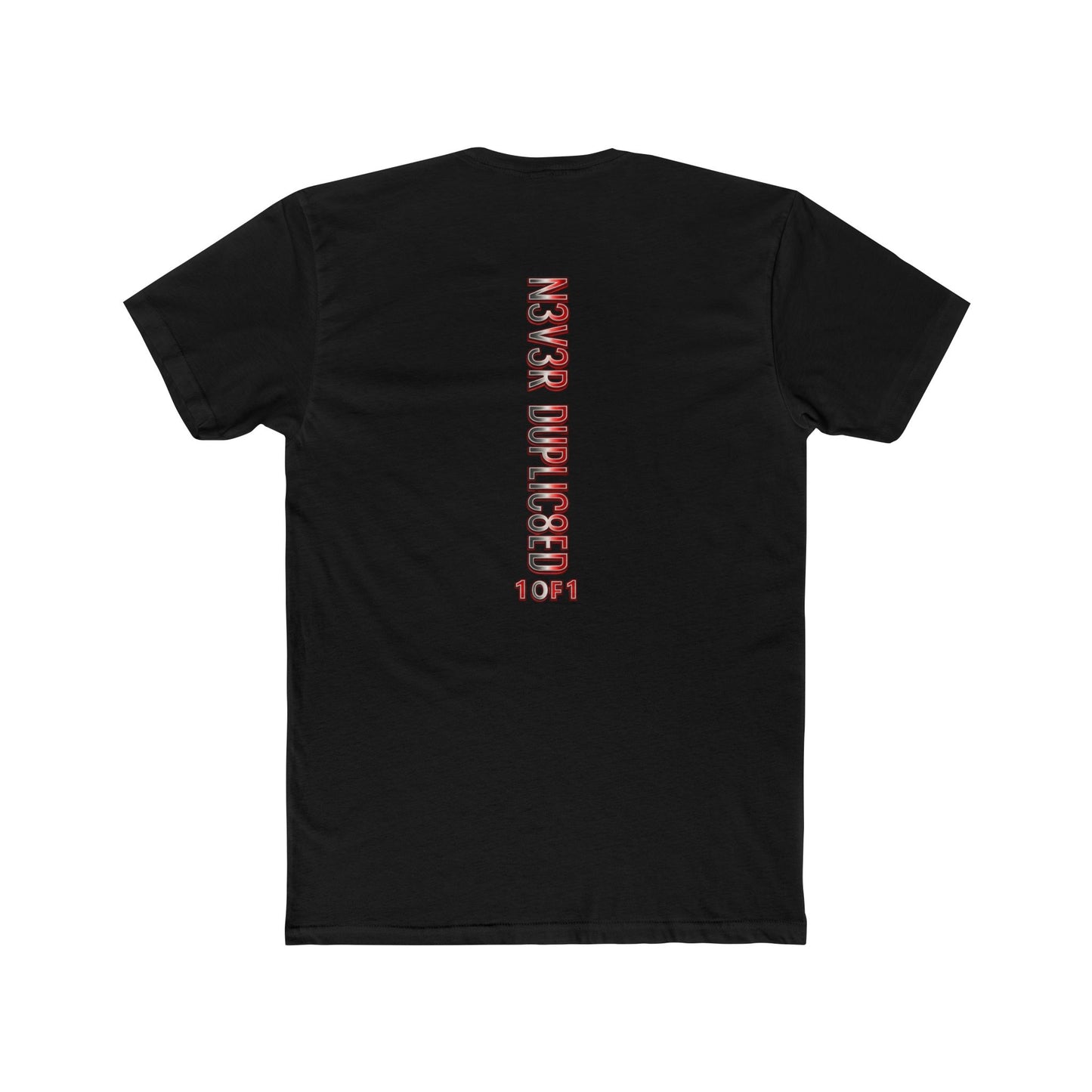 Crown Graphic Streetwear Tee – Bold “Never Duplicated”