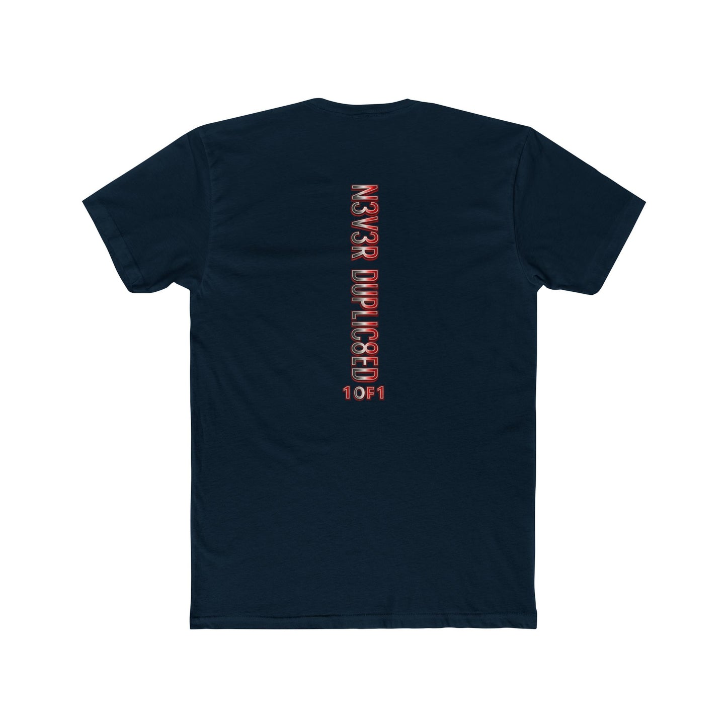 Crown Graphic Streetwear Tee – Bold “Never Duplicated”