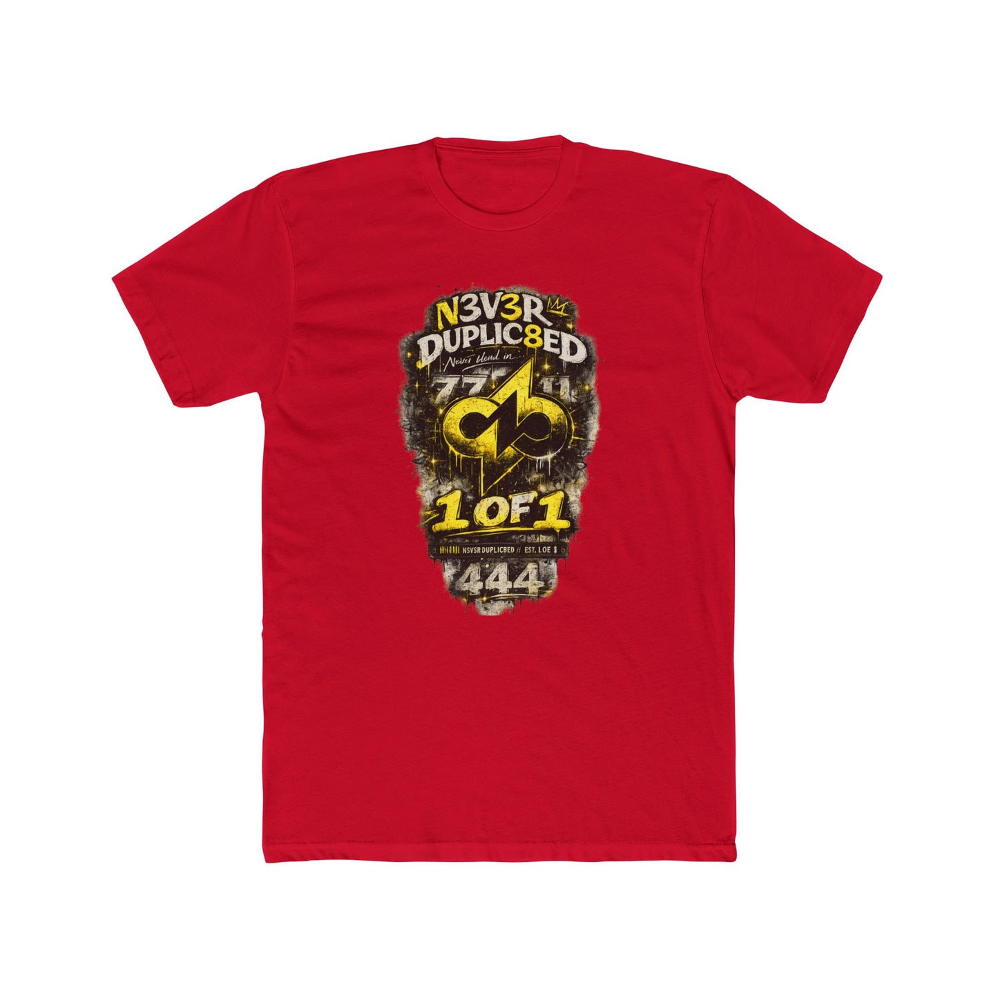 1 of 1 "N3V3R DUPLIC8ED" Graphic Tee