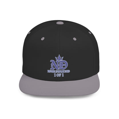 Camouflage Snapback Hat – "N3V3R DUPLIC8ED" Crown Streetwear Cap