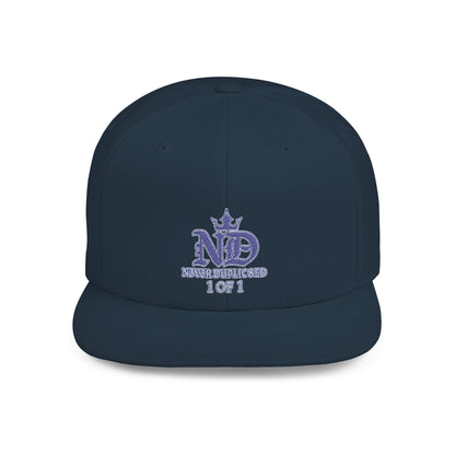 Camouflage Snapback Hat – "N3V3R DUPLIC8ED" Crown Streetwear Cap