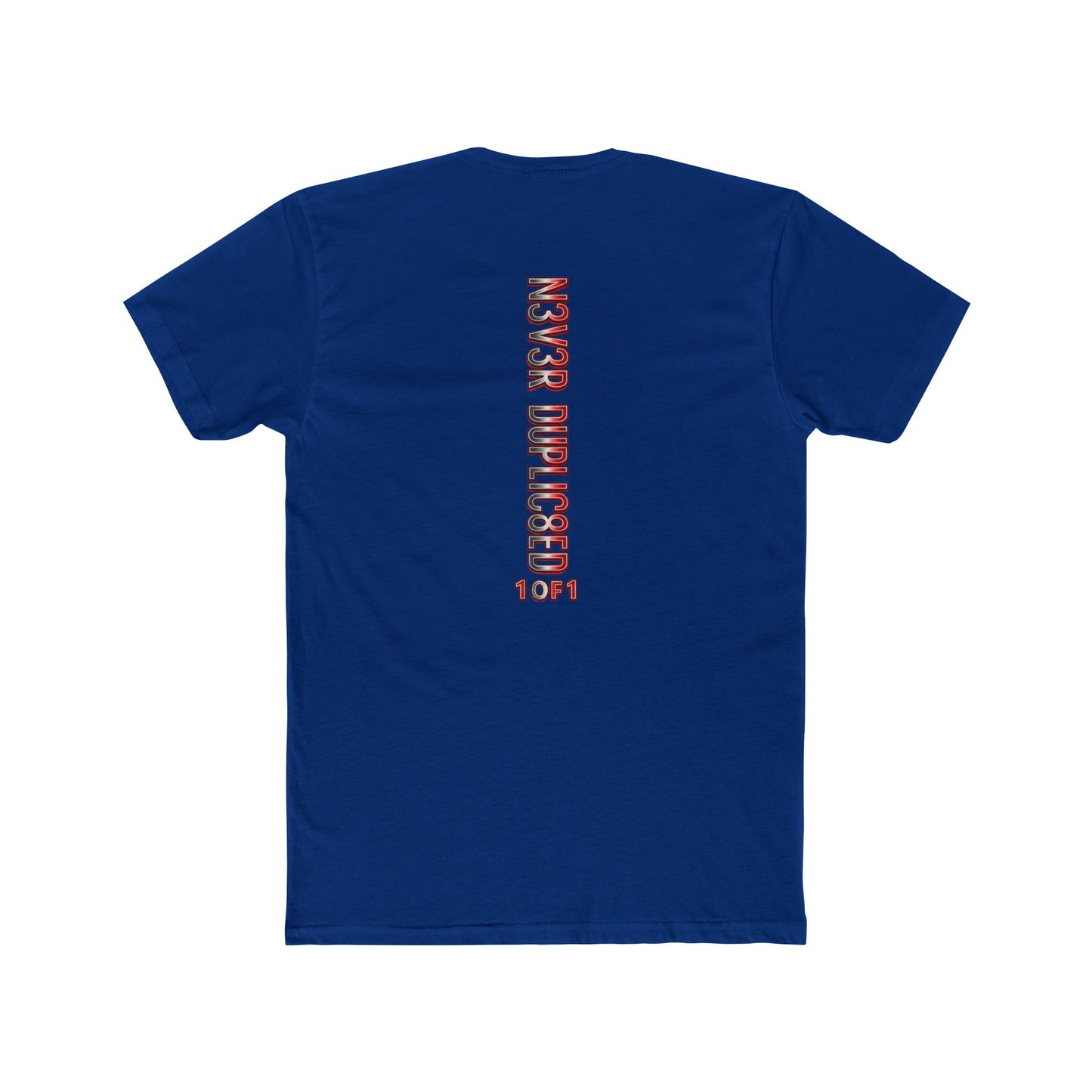Crown Graphic Streetwear Tee – Bold “Never Duplicated”