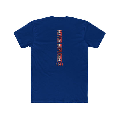 Crown Graphic Streetwear Tee – Bold “Never Duplicated”