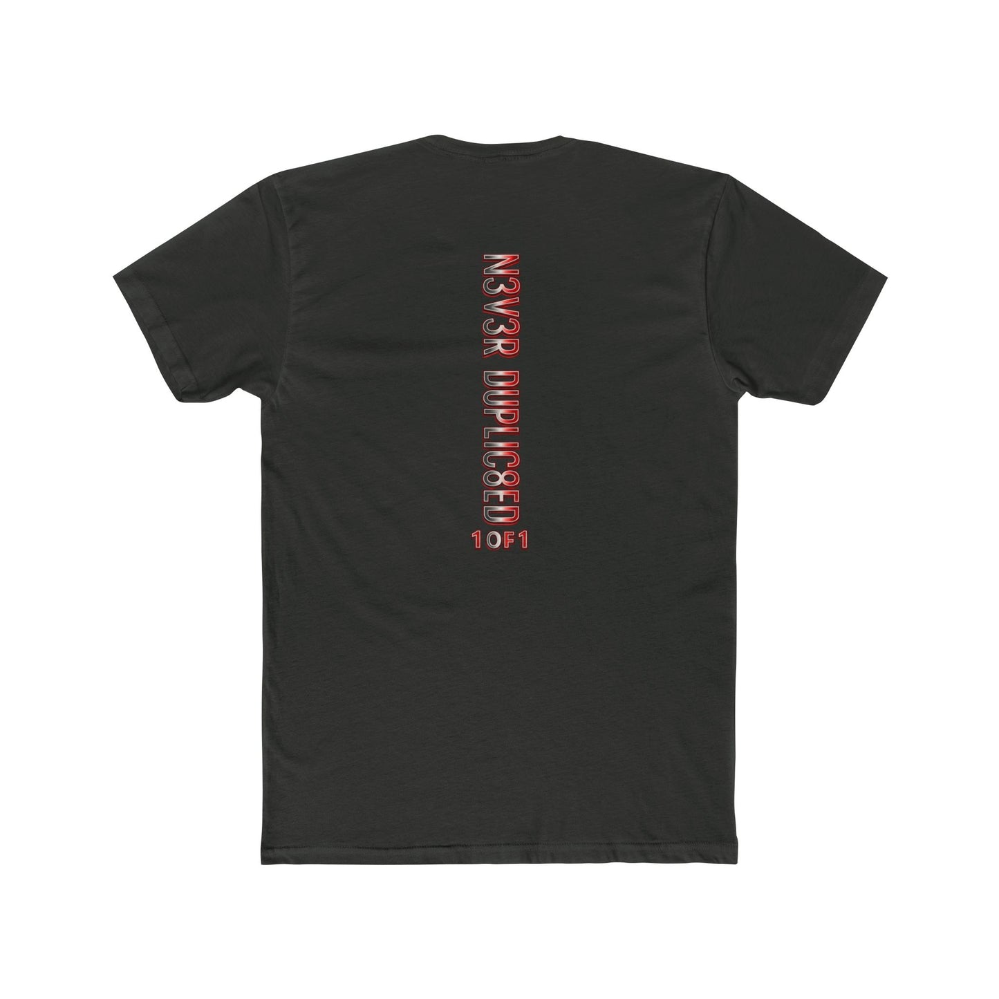 Crown Graphic Streetwear Tee – Bold “Never Duplicated”