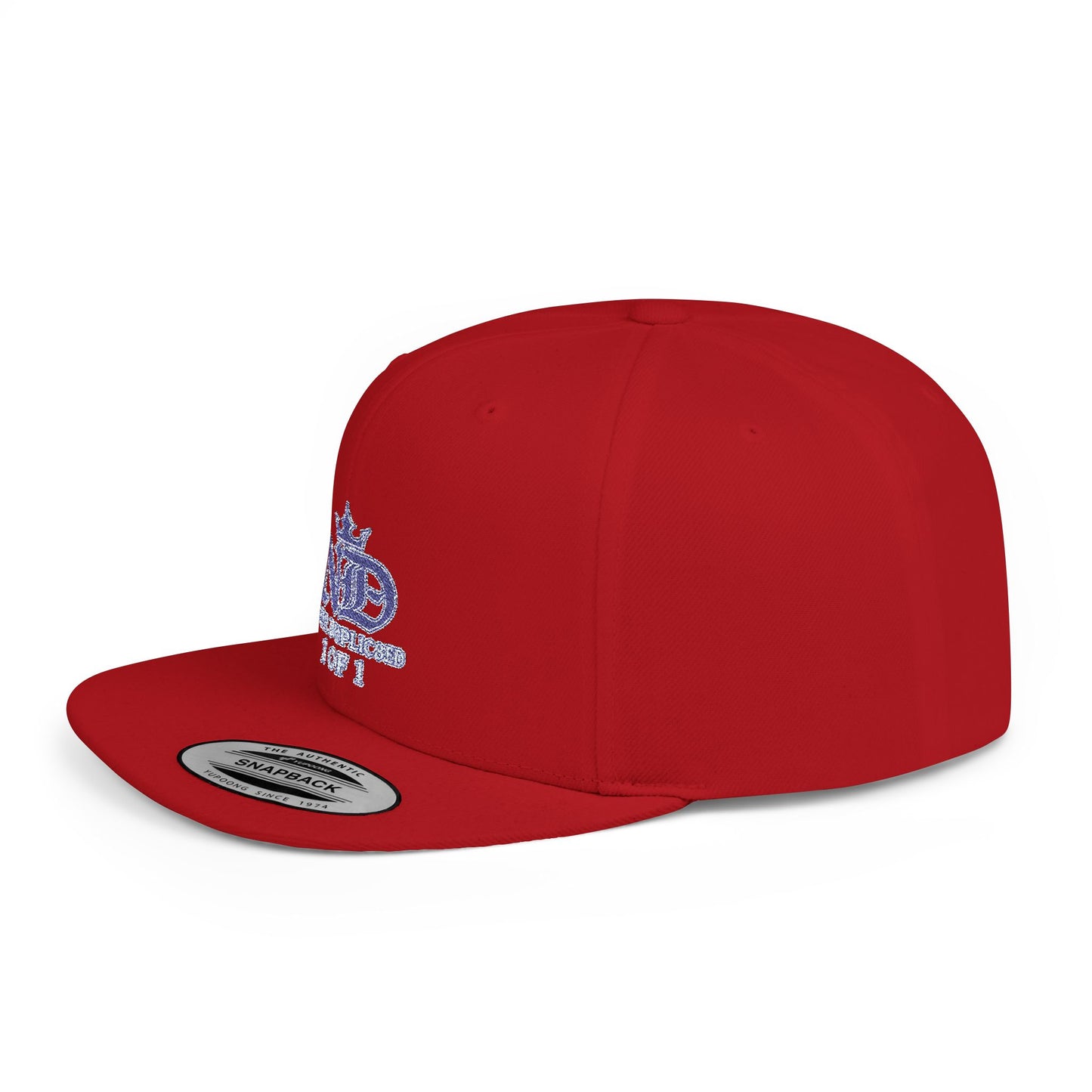 Camouflage Snapback Hat – "N3V3R DUPLIC8ED" Crown Streetwear Cap