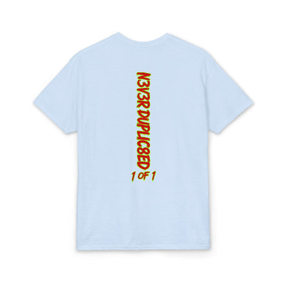 Trust Nobody T-Shirt — Streetwear Graphic Tee with Crown 'Never Duplicated 1 of 1' Back