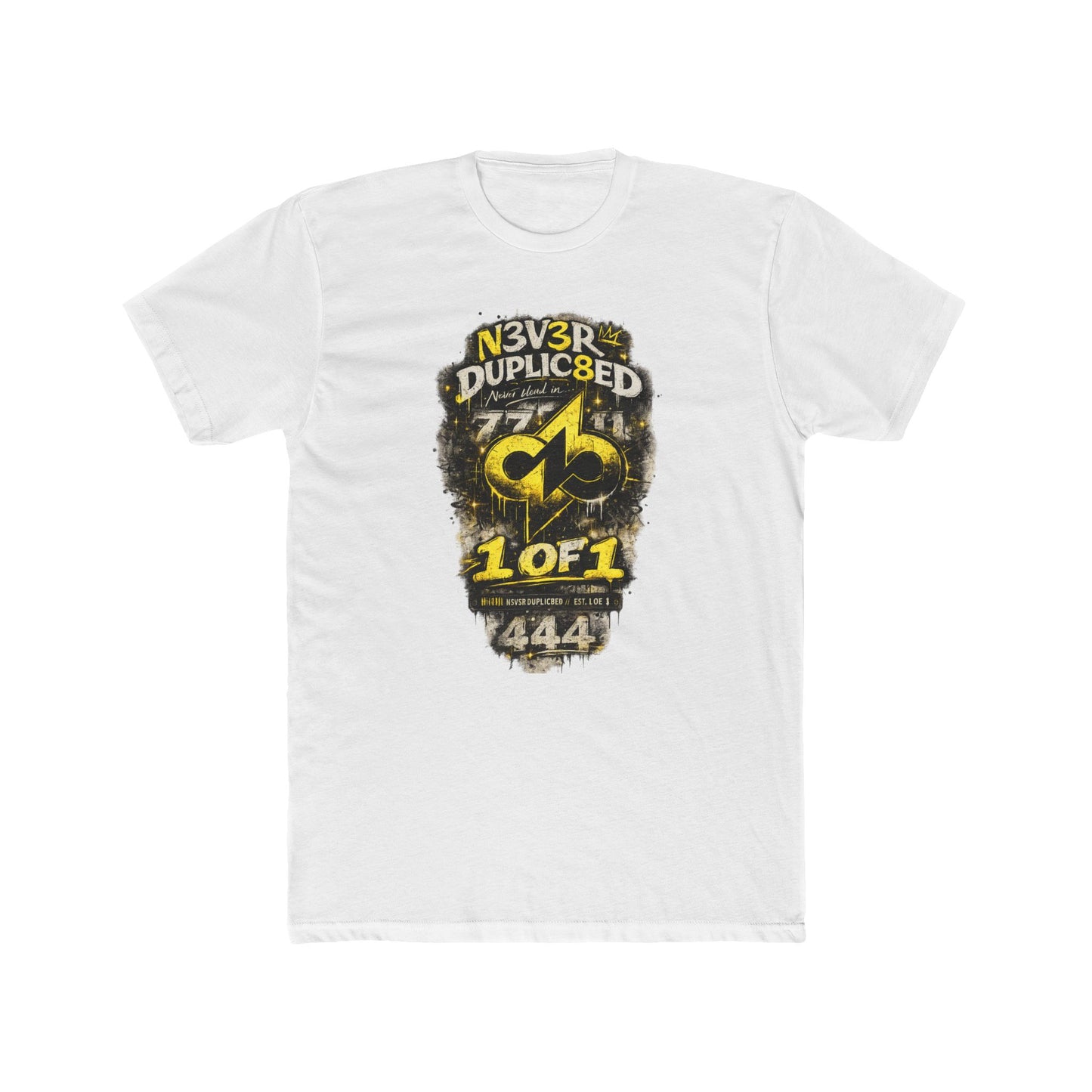 1 of 1 "N3V3R DUPLIC8ED" Graphic Tee
