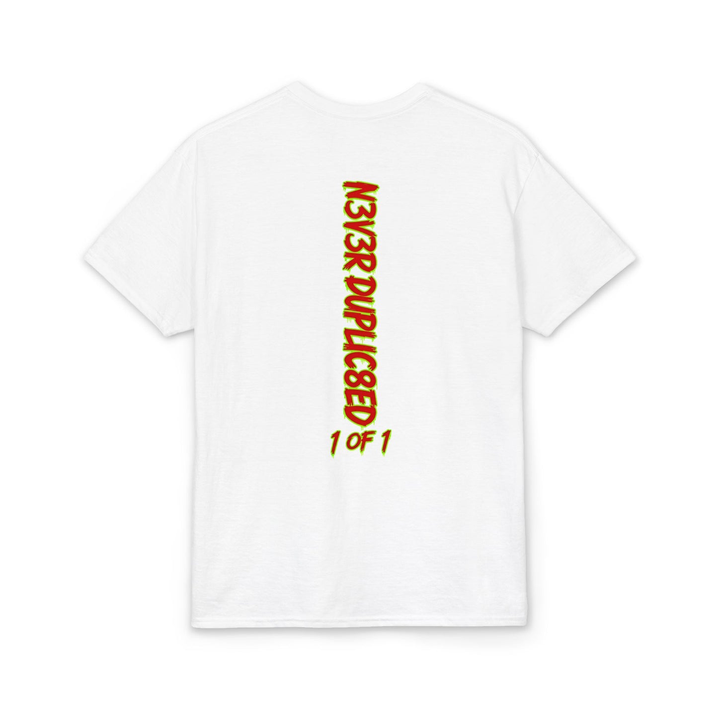 Trust Nobody T-Shirt — Streetwear Graphic Tee with Crown 'Never Duplicated 1 of 1' Back
